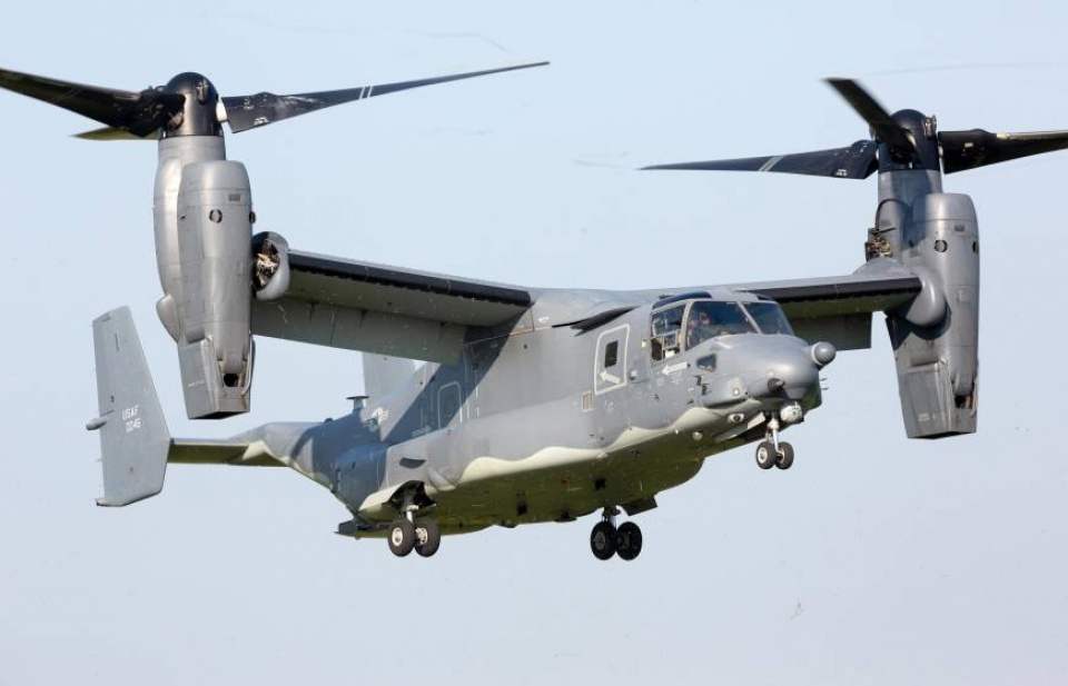 Mỹ lùi kế hoạch triển khai thế hệ máy bay Osprey mới tới Nhật Bản