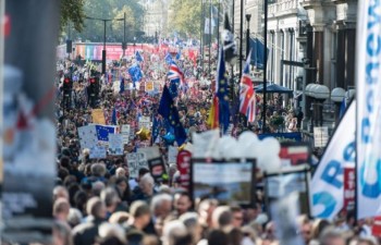 Anh: Tuần hành quy mô lớn phản đối Brexit tại London