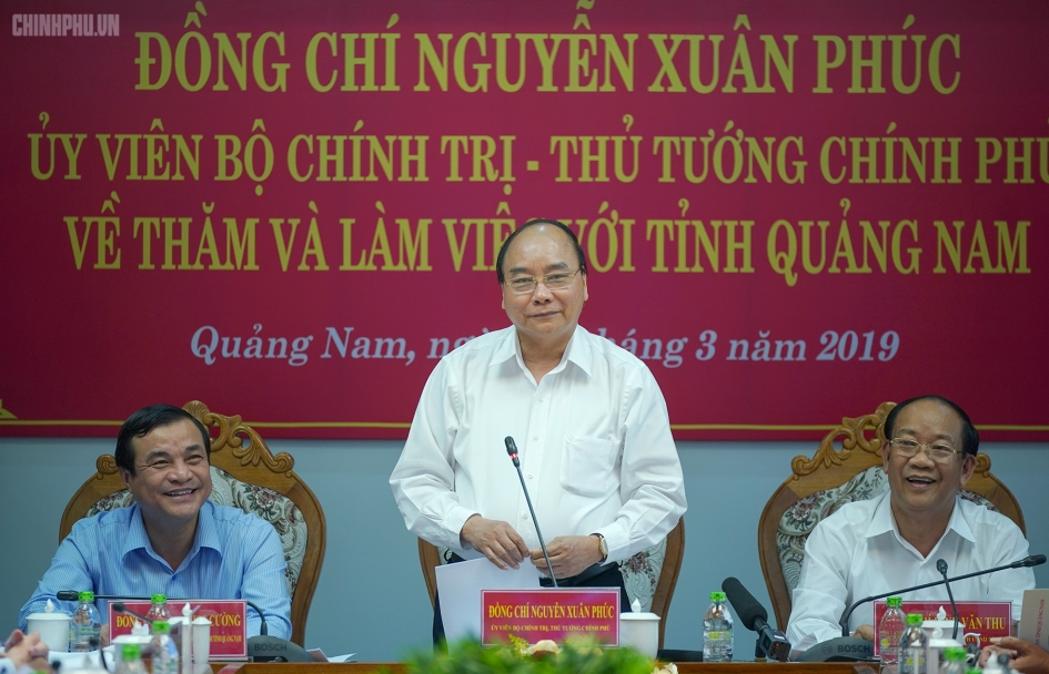 Thủ tướng: Quảng Nam phải tăng gấp đôi quy mô kinh tế trong 5 năm