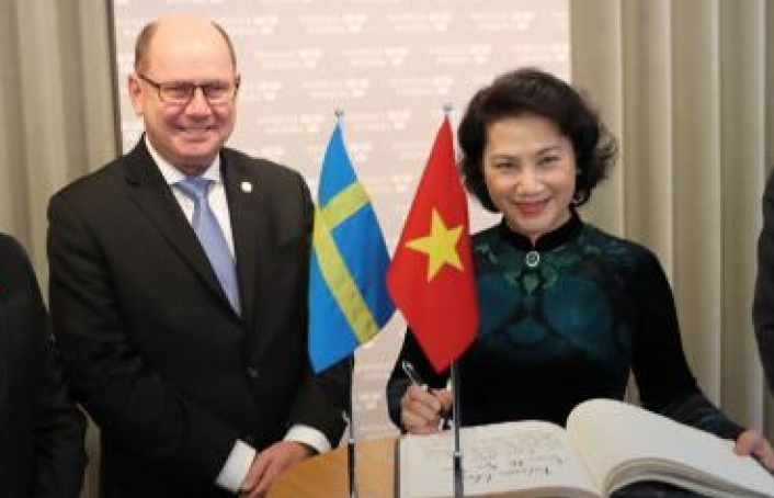 Việt Nam - Thụy Điển nhất trí đưa quan hệ hợp tác nghị viện lên tầm cao mới