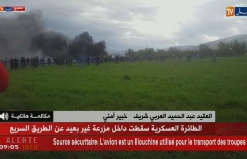 Algeria: Rơi máy bay quân sự, con số thiệt mạng lên tới hàng trăm