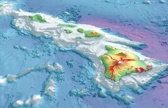 Giải mã bí ẩn hình thành các núi lửa lớn nhất ở Hawaii