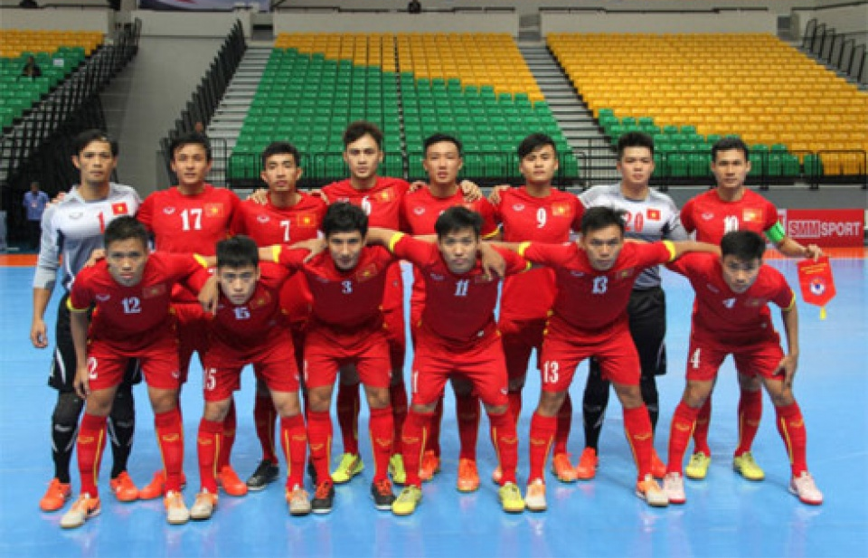 U20 Futsal Việt Nam thắng cách biệt U20 Trung Quốc