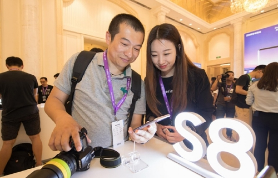 Ra mắt điện thoại thông minh Galaxy S8 tại Trung Quốc