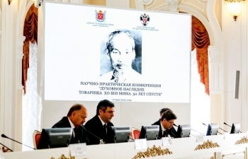 Hội thảo “Di sản tinh thần của Hồ Chí Minh - 50 năm sau” tại Saint-Petersburg