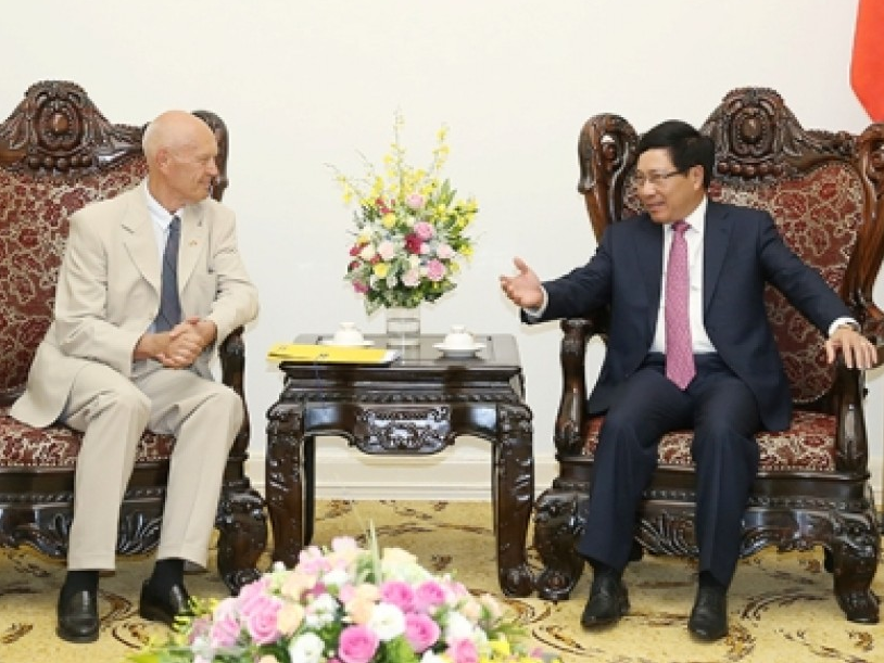 Phó Thủ tướng Phạm Bình Minh tiếp Đặc phái viên Thủ tướng Thụy Điển