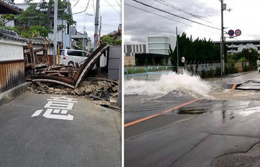 Nhật Bản: Động đất mạnh ở miền Tây, đã có 8 người bị thương