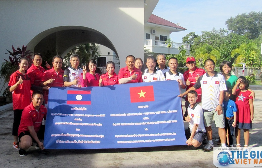 Giao lưu thể thao Việt - Lào tại Brunei