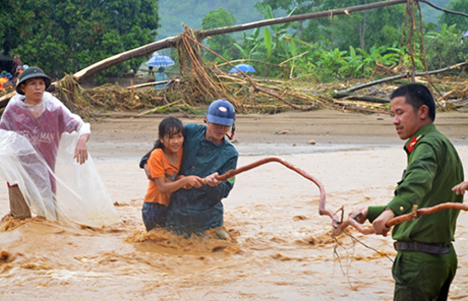 Yên Bái huy động hơn 17.000 người tìm kiếm cứu nạn, ứng phó mưa lũ