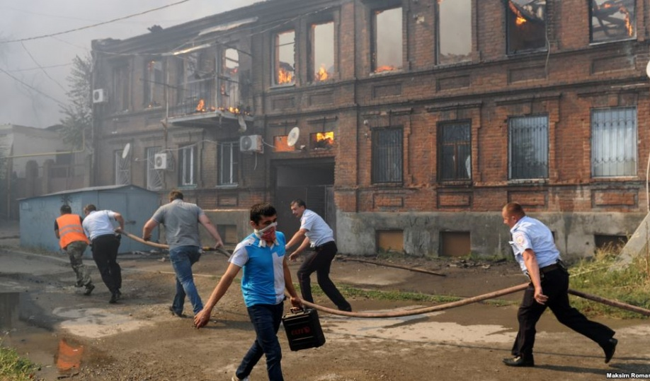 Hỏa hoạn gây thiệt hại lớn tại Nga