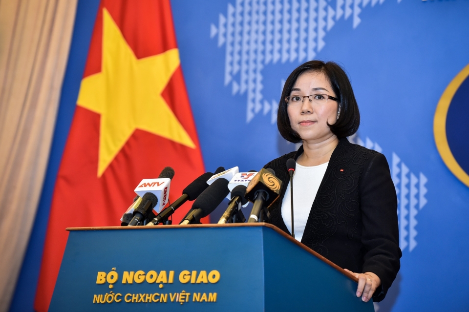 Phó Phát ngôn Bộ Ngoại giao Nguyễn Phương Trà trả lời về việc Đài Loan bắn đạn thật tại đảo Ba Bình pho phat ngon bo ngoai giao nguyen phuong tra tra loi ve viec dai loan trung quoc ban dan that tai dao ba binh
