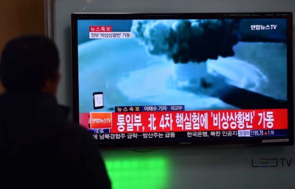 Trung Quốc, Hàn Quốc lên án vụ thử hạt nhân của Bình Nhưỡng