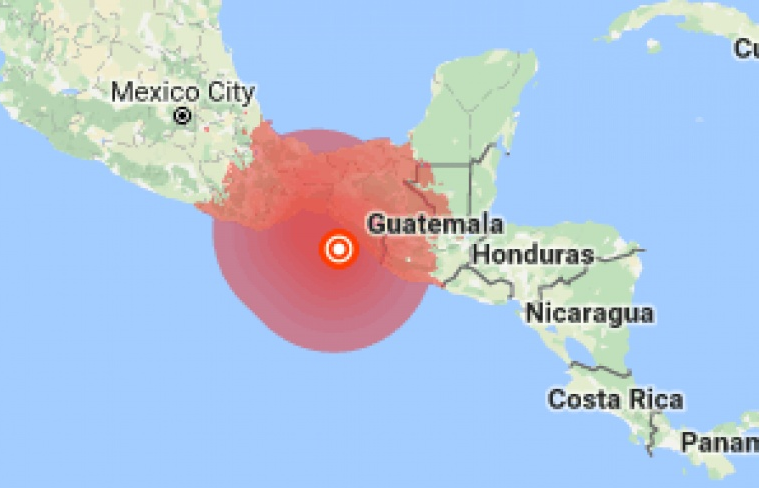 Mexico: Động đất 8 độ richter gây thương vong