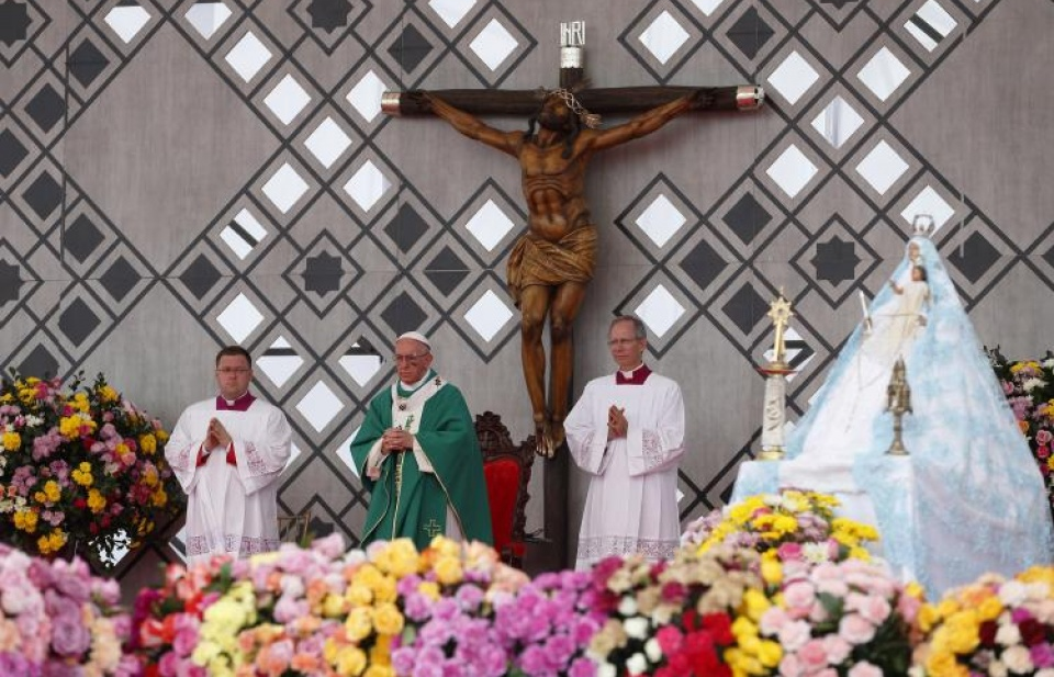 Giáo hoàng Francis kêu gọi Colombia hướng tới nền hòa bình lâu dài