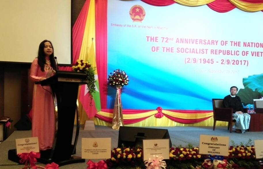 Nồng ấm lễ kỷ niệm Quốc khánh Việt Nam tại Myanmar
