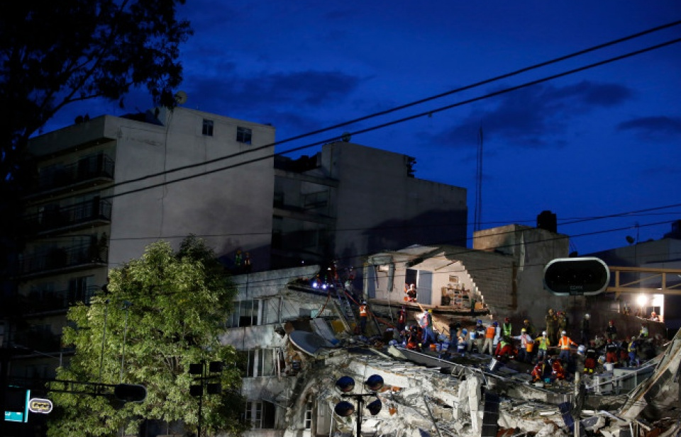 Mexico: Hai trận động đất mới tiếp tục tàn phá miền Nam