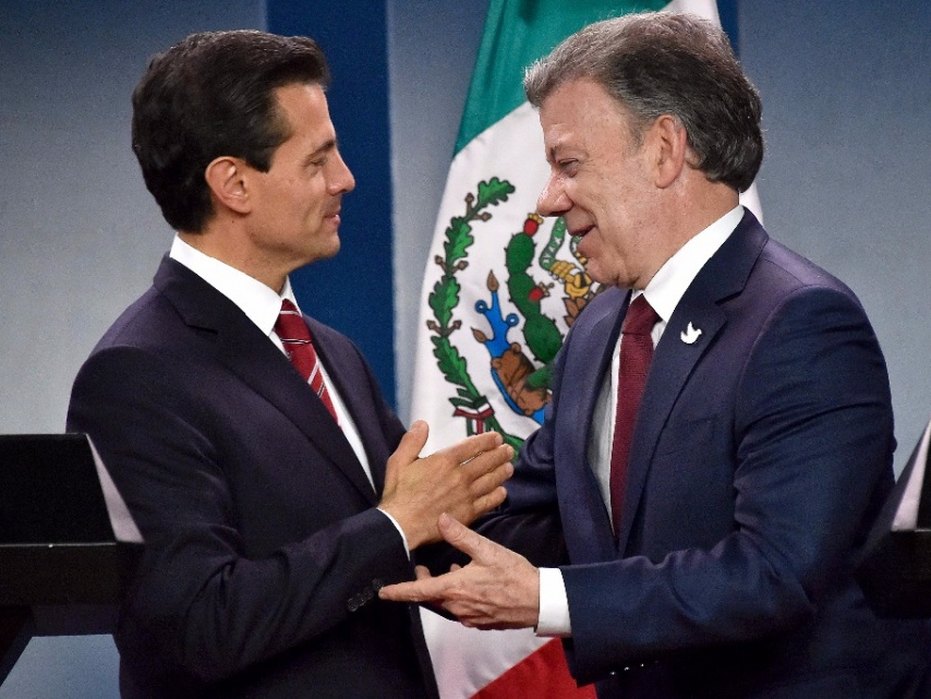 Mexico và Colombia ký nhiều thỏa thuận hợp tác