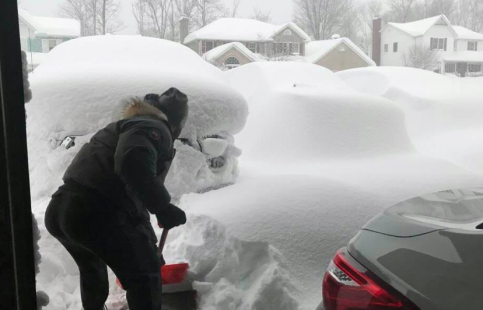 Mỹ: Thành phố Erie ban bố tình trạng khẩn cấp vì tuyết rơi dày
