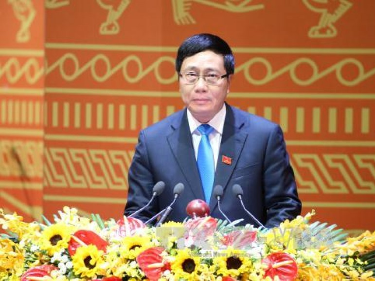 Tham luận của Phó Thủ tướng, Bộ trưởng Phạm Bình Minh tại Đại hội Đảng lần thứ XII