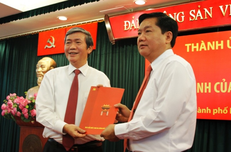 Ông Đinh La Thăng giữ chức Bí thư Thành ủy TP. Hồ Chí Minh