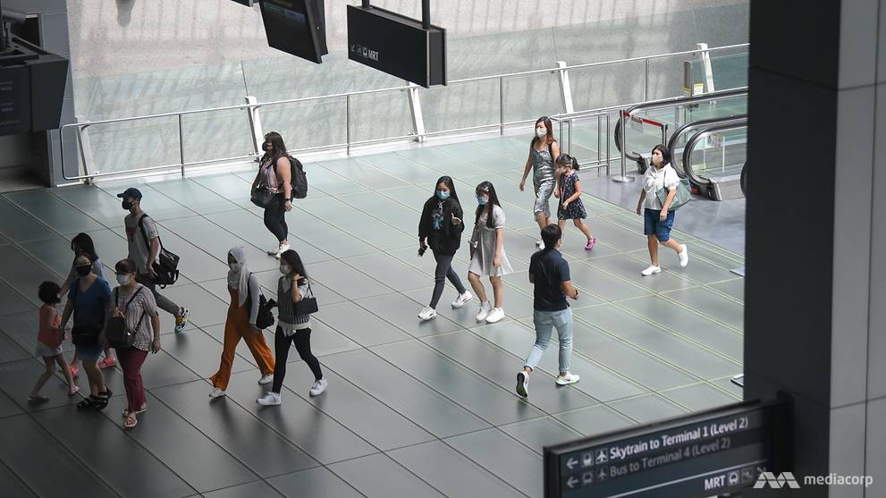 Singapore thắt chặt quy định với người nhập cảnh từ Việt Nam. Hình ảnh tại sân bay Changi. (Nguồn: CNA)