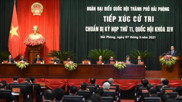 PM Nguyen Xuan Phuc meets Hai Phong voters