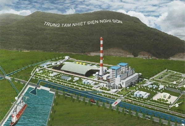 The 1,200 MW Nghi Son 2 BOT Thermal Power Plant with investment of nearly 2.8 billion USD, half of which comes from the Korea Electricity Corporation. (Photo: VNA)