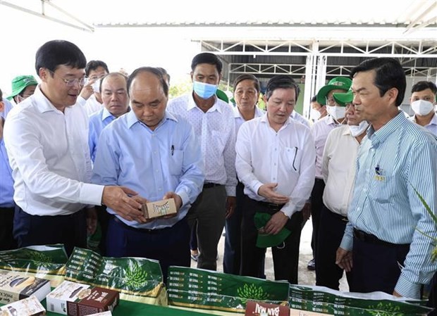 President asks Dong Thap to step up scientific-technological application in collective economy