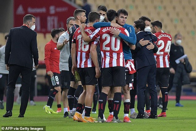 Bilbao thua hai trận chung kết Cúp Nhà vua chỉ trong vòng 2 tuần.