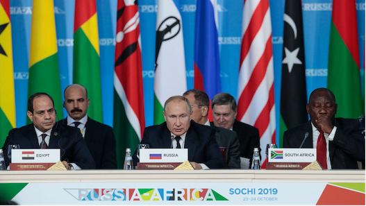 Tránh 'bão' trừng phạt, nước Nga hướng đến châu Phi?