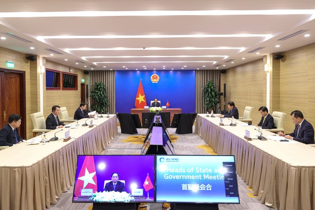 Thủ tướng cũng khẳng định ủng hộ Tuyên bố Kumamoto do Chính phủ Nhật Bản đưa ra tại Hội nghị. (Nguồn: VGP)