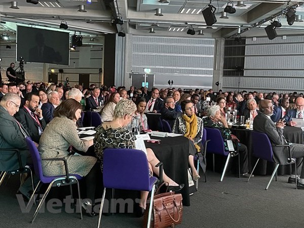 2022 Education World Forum drew education chiefs from more 100 countries in the world (Photo: VNA)