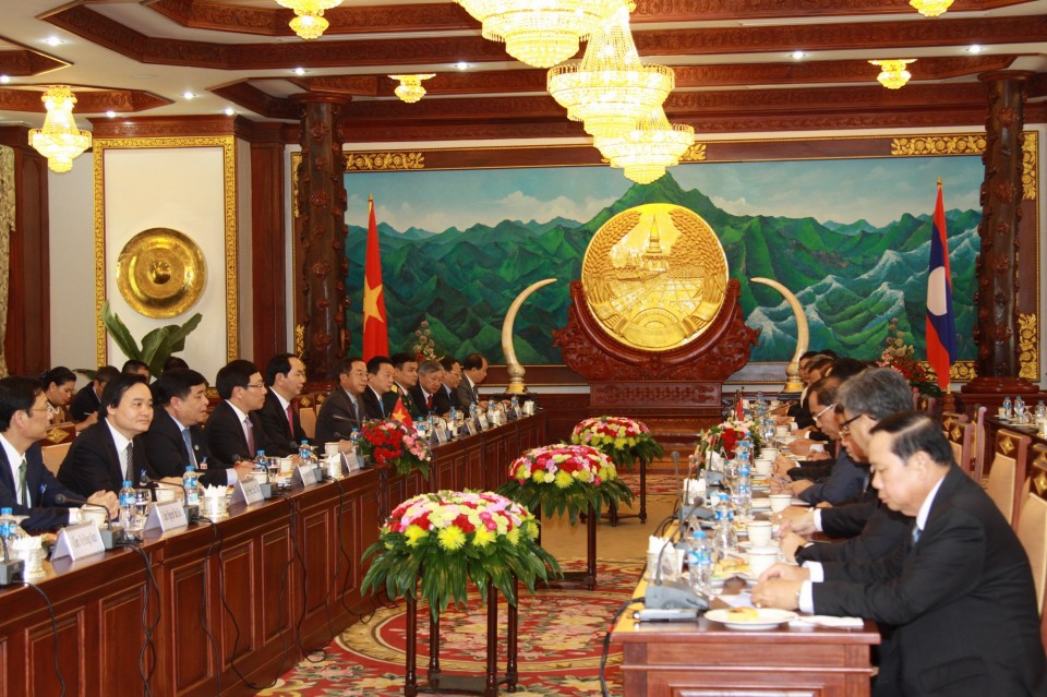 Nỗ lực vun đắp quan hệ đặc biệt Việt - Lào