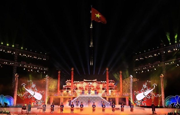 An art programme at Hue Festival 2022. (Photo: VNA)