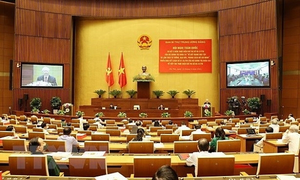 Speech of Party leader Nguyen Phu Trong at conference reviewing 12th Politburo’s Directive 05