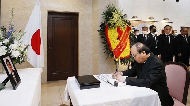 Leaders pay tribute to late Japanese PM Shinzo Abe