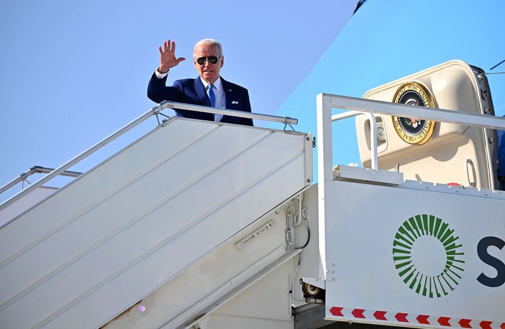 Tổng thống Mỹ Joe Biden kết thúc chuyến thăm Trung Đông đầu tiên. (Nguồn: i24 news)