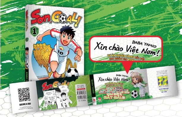 Japan’s first manga about Vietnamese football made debut