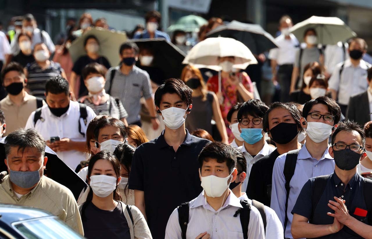 Các ca nhiễm Covid-19 đang tăng vọt ở thành phố chủ nhà Tokyo. (Nguồn: Reuters) 