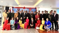 Giao lưu hữu nghị giữa Đại sứ quán Việt Nam và Đại sứ quán Lào tại Myanmar