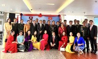 Giao lưu hữu nghị giữa Đại sứ quán Việt Nam và Đại sứ quán Lào tại Myanmar