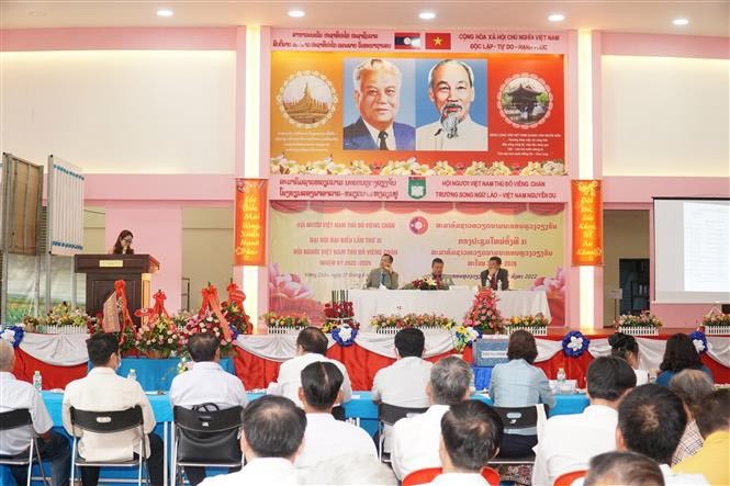 Cộng đồng người Việt Nam tại Vientiane đoàn kết, vững mạnh, là cầu nối thúc đẩy quan hệ Việt-Lào
