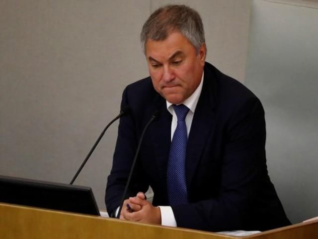 yacheslav Volodin, Chairman of the Russian parliament's lower house. (Photo Credit: Reuters)