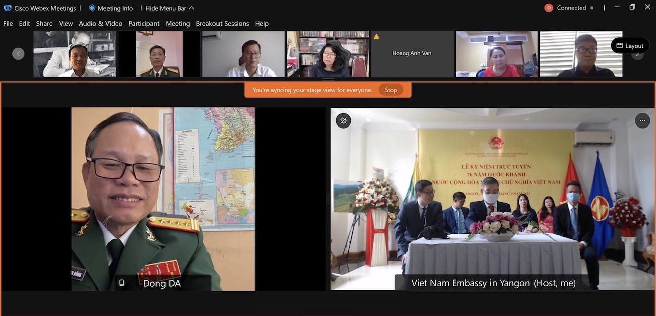 Đại sứ quán Việt Nam tại Myanmar tổ chức kỉ niệm 76 năm Quốc khánh 2/9