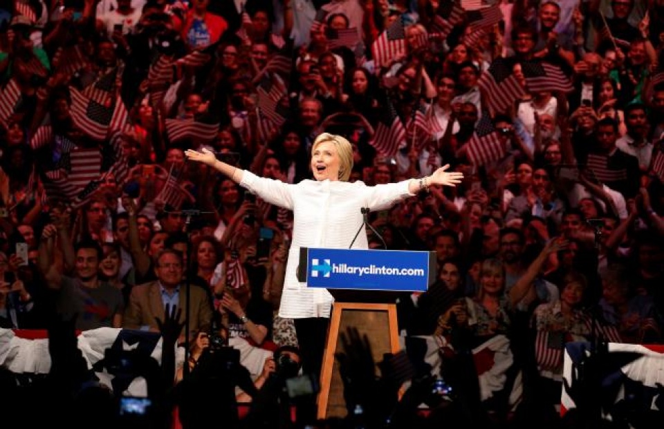 Bầu cử Mỹ 2016: Giới trẻ ủng hộ Hillary Clinton