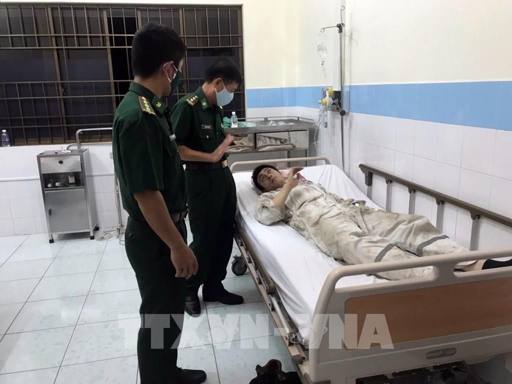 A crew member at the hospital. (Photo: VNA)