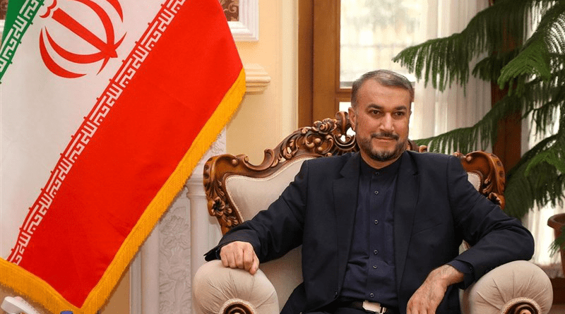 Iran's Foreign Minister Hossein Amirabdollahian. Photo Credit: Tasnim News Agency Iran's Foreign Minister Hossein Amirabdollahian. Photo Credit: Tasnim News Agency