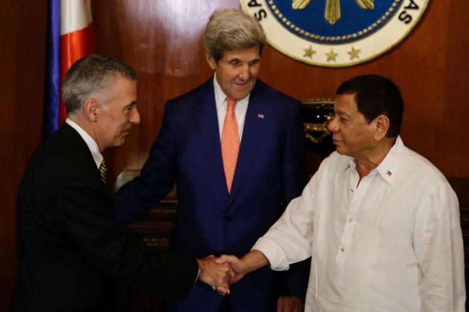 Ngoại trưởng Kerry tin tưởng vào tương lai quan hệ Mỹ-Philippines
