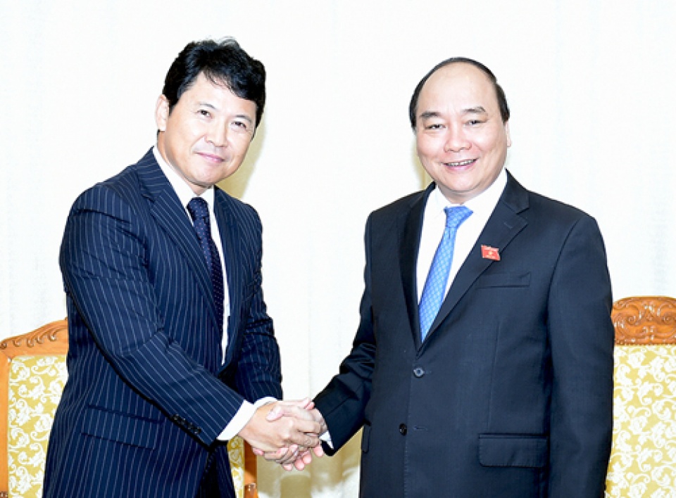 Thủ tướng tiếp Công sứ Đại sứ quán Nhật Bản