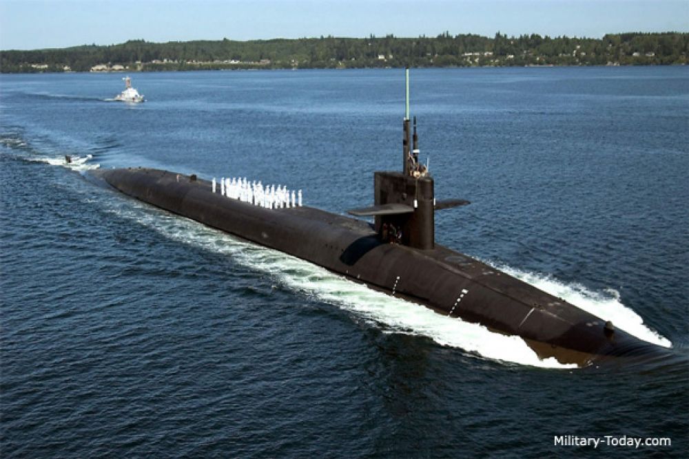 Tàu ngầm lớp Ohio. (Nguồn: Military)